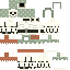 Minecraft skin texture, 64x64 pixels