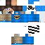 Minecraft skin texture, 64x64 pixels