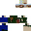 Minecraft skin texture, 64x64 pixels