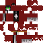 Minecraft skin texture, 64x64 pixels