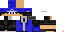 Minecraft skin texture, 64x32 legacy pixels