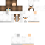 Minecraft skin texture, 64x64 pixels