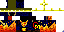 Minecraft skin texture, 64x32 legacy pixels