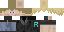 Minecraft skin texture, 64x32 legacy pixels