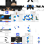 Minecraft skin texture, 64x64 pixels