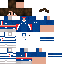 Minecraft skin texture, 64x64 pixels
