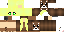 Brown Minecraft skin texture, 64x32 legacy pixels