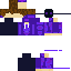 Minecraft skin texture, 64x64 pixels