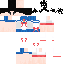 Minecraft skin texture, 64x64 pixels