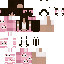Minecraft skin texture, 64x64 pixels