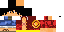 Minecraft skin texture, 64x32 legacy pixels