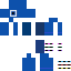 Minecraft skin texture, 64x64 pixels