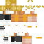 Minecraft skin texture, 64x64 pixels