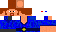 Minecraft skin texture, 64x32 legacy pixels