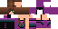 Minecraft skin texture, 64x32 legacy pixels