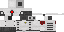 Minecraft skin texture, 64x32 legacy pixels