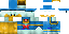 Minecraft skin texture, 64x32 legacy pixels