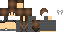 Minecraft skin texture, 64x32 legacy pixels