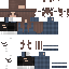 Minecraft skin texture, 64x64 pixels