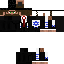 Minecraft skin texture, 64x64 pixels