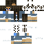 Minecraft skin texture, 64x64 pixels