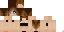 Minecraft skin texture, 64x32 legacy pixels