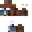 Minecraft skin texture, 64x64 pixels