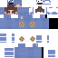 Minecraft skin texture, 64x64 pixels