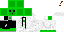 Minecraft skin texture, 64x32 legacy pixels