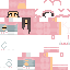 Minecraft skin texture, 64x64 pixels