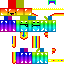 Minecraft skin texture, 64x64 pixels