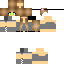 Minecraft skin texture, 64x64 pixels