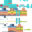 Minecraft skin texture, 64x64 pixels