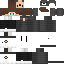 Minecraft skin texture, 64x64 pixels