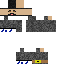 Minecraft skin texture, 64x64 pixels