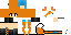 Minecraft skin texture, 64x32 legacy pixels