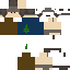 Minecraft skin texture, 64x64 pixels