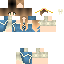 Minecraft skin texture, 64x64 pixels