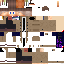 Minecraft skin texture, 64x64 pixels