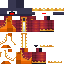 Minecraft skin texture, 64x64 pixels