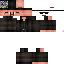 Minecraft skin texture, 64x64 pixels