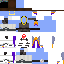 Minecraft skin texture, 64x64 pixels