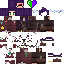 Minecraft skin texture, 64x64 pixels
