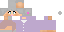 Minecraft skin texture, 64x32 legacy pixels
