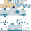 Minecraft skin texture, 64x64 pixels