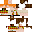 Minecraft skin texture, 64x64 pixels