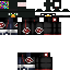 Minecraft skin texture, 64x64 pixels