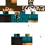 Minecraft skin texture, 64x64 pixels