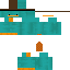 Minecraft skin texture, 64x64 pixels