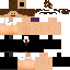 Minecraft skin texture, 64x64 pixels